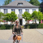 Christel and her e-bike country in Belgium